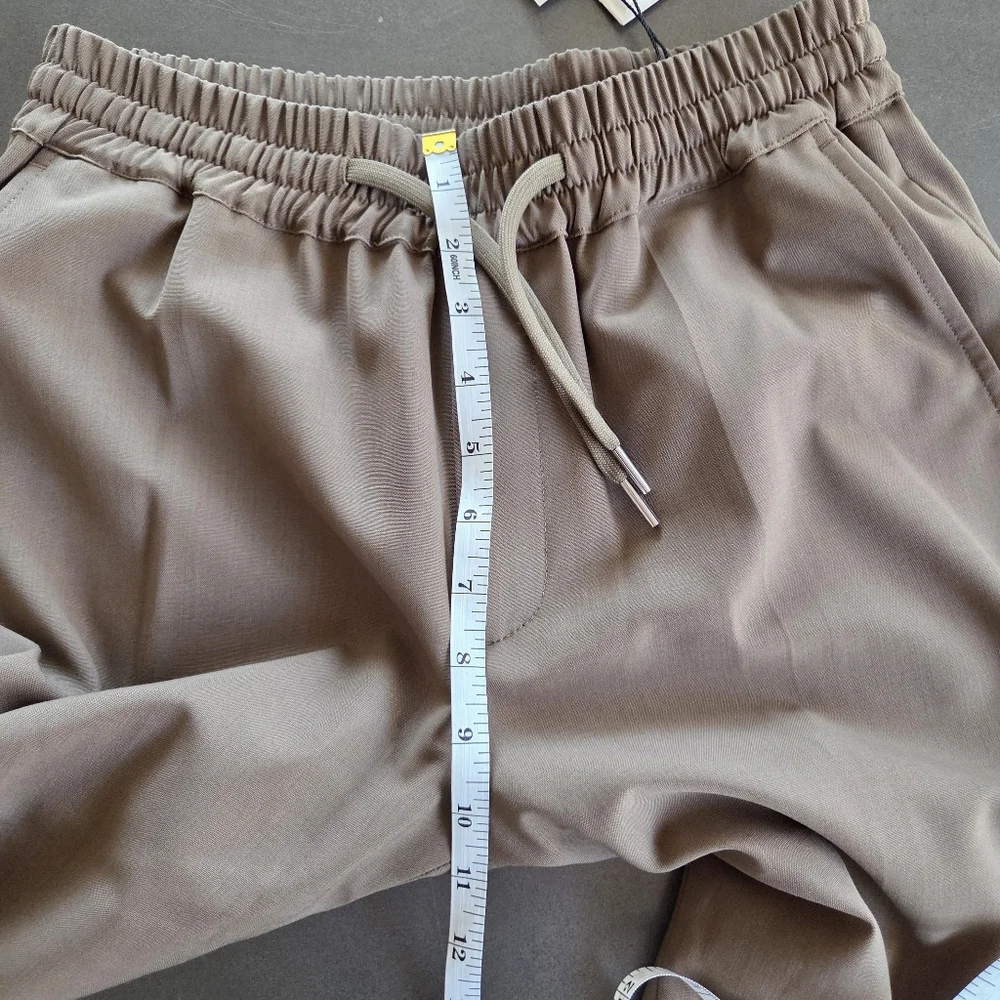 Sandro Mens Wool Blend New Alpha Cargo Trousers Size 30 NWT $445 Olive Green